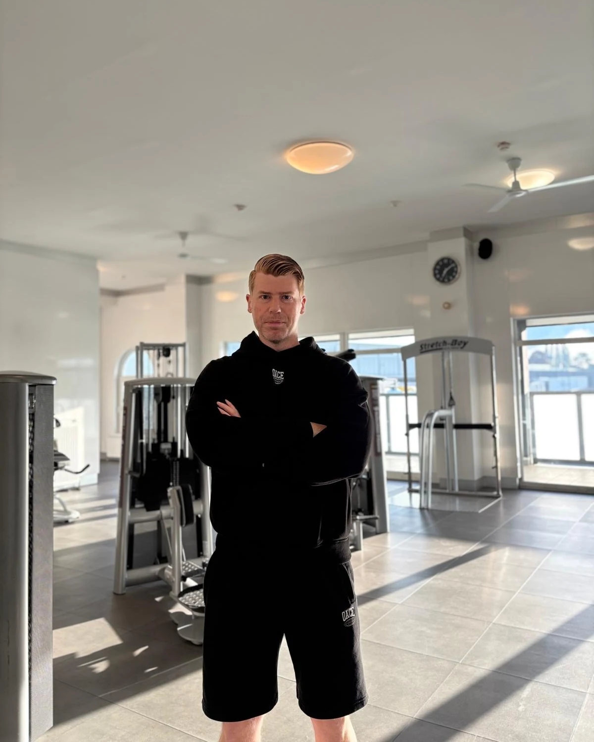 Rückencoach Christian Skrippek in seinem Trainingsraum bei Stolberg